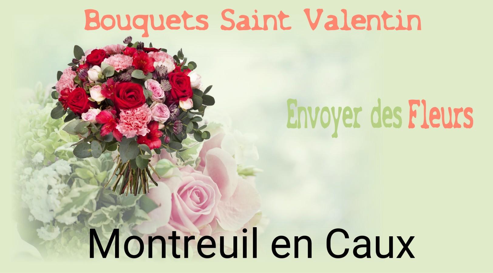 Roses de Saint-Valentin livrées à Montreuil-en-Caux